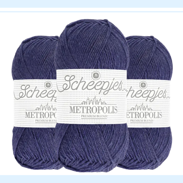 【単品】単色ソックヤーン 50g メトロポリス 003 ダラス Scheepjes-シェイプイェス003 ダラス