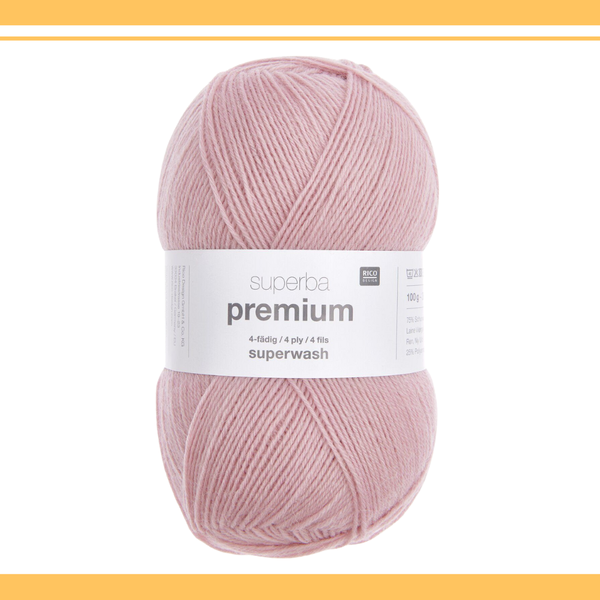 【単品】単色ソックヤーン プレミアム 004 RICO DESIGN－リコ・デザイン