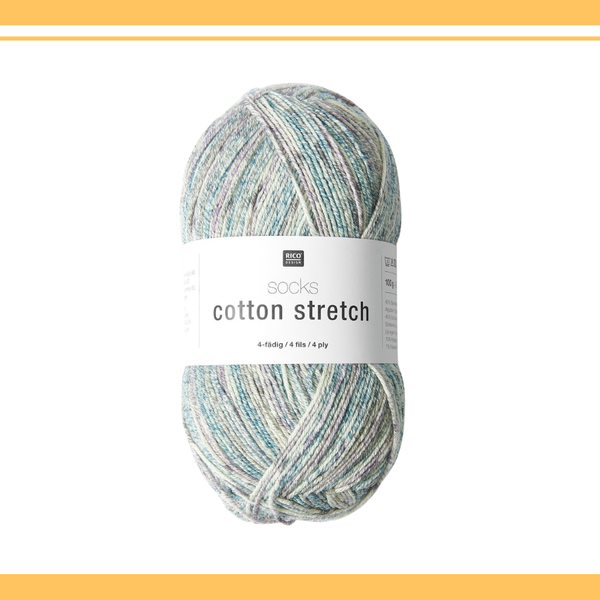 【予約】【単品】コットンストレッチ 004 Aqua