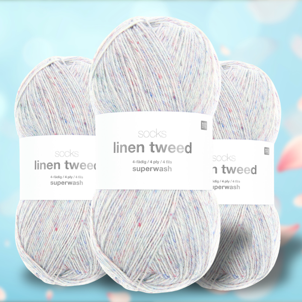 【予約】【単品】ソックヤーン リネンツイード 003 RICO DESIGN－リコ・デザイン