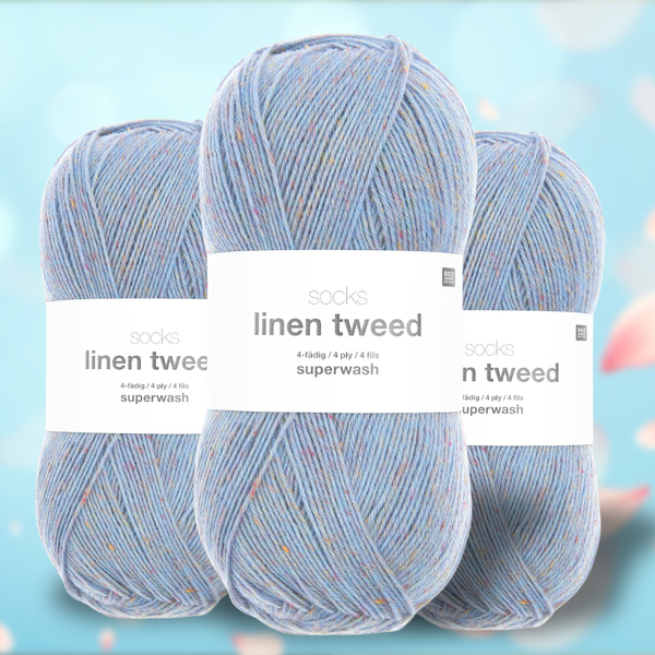 【予約】【単品】ソックヤーン リネンツイード 005 RICO DESIGN－リコ・デザイン