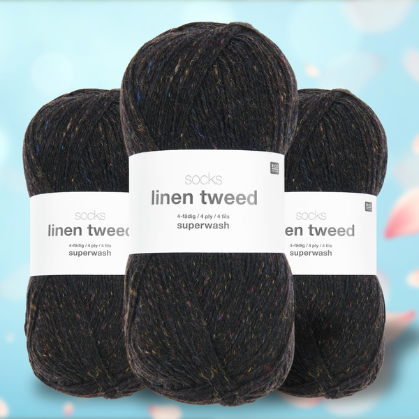 【予約】【単品】ソックヤーン リネンツイード 007 RICO DESIGN－リコ・デザイン