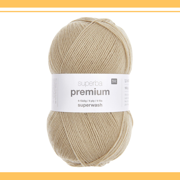 【単品】単色ソックヤーン プレミアム 014 RICO DESIGN－リコ・デザイン