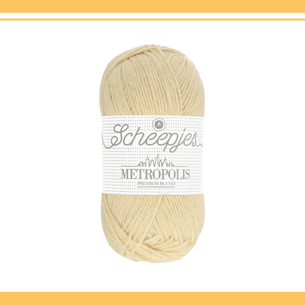 【丈夫で編みやすい】【単色】メトロポリス 078 リヨン Scheepjes- 50g
