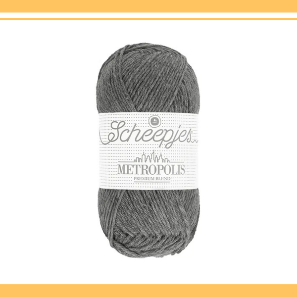 【丈夫で編みやすい】【単色】メトロポリス 079 ミュンヘン Scheepjes-50g