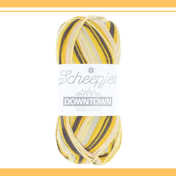 【単品】ソックヤーン 50g ダウンタウン 405 街灯 Scheepjes-シェイプイェス