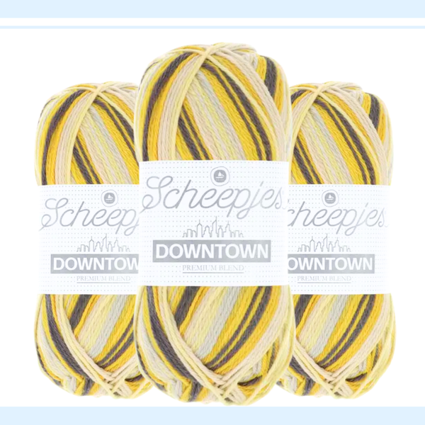 【単品】ソックヤーン 50g ダウンタウン 405 街灯 Scheepjes-シェイプイェス