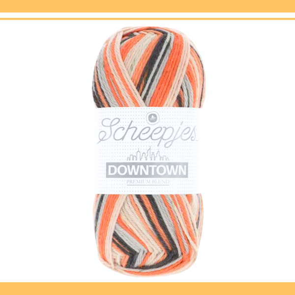 【単品】ソックヤーン 50g ダウンタウン 404 工業地帯 Scheepjes-シェイプイェス