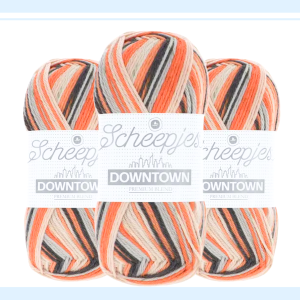 【単品】ソックヤーン 50g ダウンタウン 404 工業地帯 Scheepjes-シェイプイェス