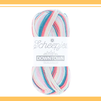 【単品】ソックヤーン 50g ダウンタウン 412 ミュージアムスクエア Scheepjes-シェイプイェス