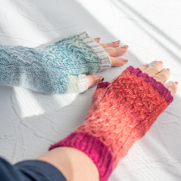 【キット】ビラブド・ムーア フィンガーレスミトン 2種 unity Scheepjes-シェイプイェス