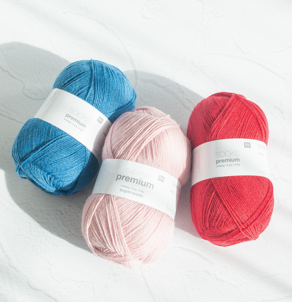 【単品】単色ソックヤーン プレミアム 008 RICO DESIGN－リコ・デザイン