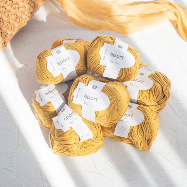 【セット】コットン毛糸 リコ・スポーツ 50g 145m RICO DESIGN－リコ・デザイン