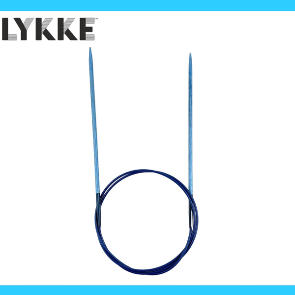 輪針 木製針 インディゴブルー LYKKE－リッケ