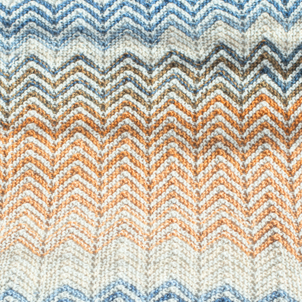 キット】レシピ付きキット ジグザグスカーフ -けいとやセレクト