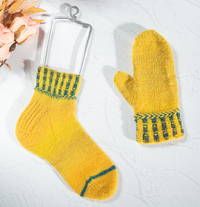 新セット【meg*kセレクト】ミトン＆靴下が編めるセット Unity Scheepjes-シェイプイェス