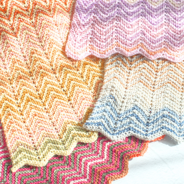 【キット】レシピ付きキット ジグザグスカーフ -けいとやセレクト