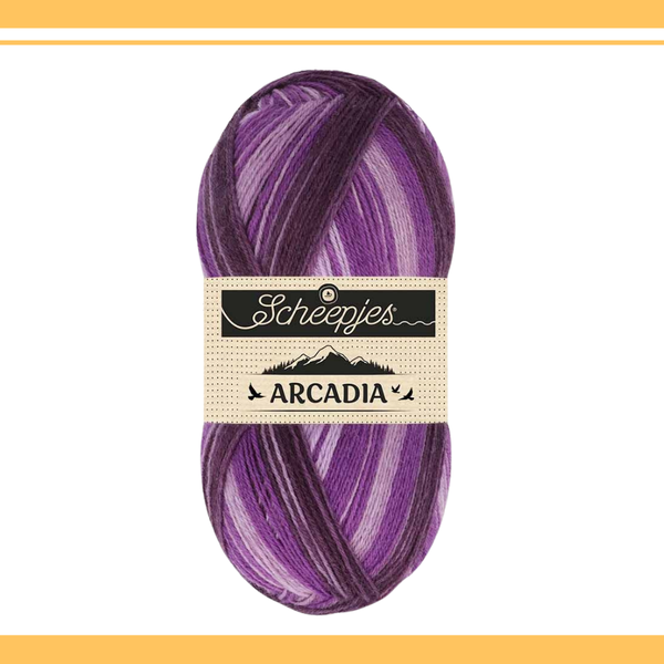 【予約】【単品】ソックヤーン ロングピッチ アルカディア 901 Scheepjes-シェイプイェス