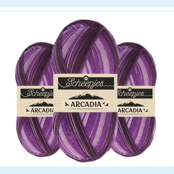 【予約】【単品】ソックヤーン ロングピッチ アルカディア 901 Scheepjes-シェイプイェス