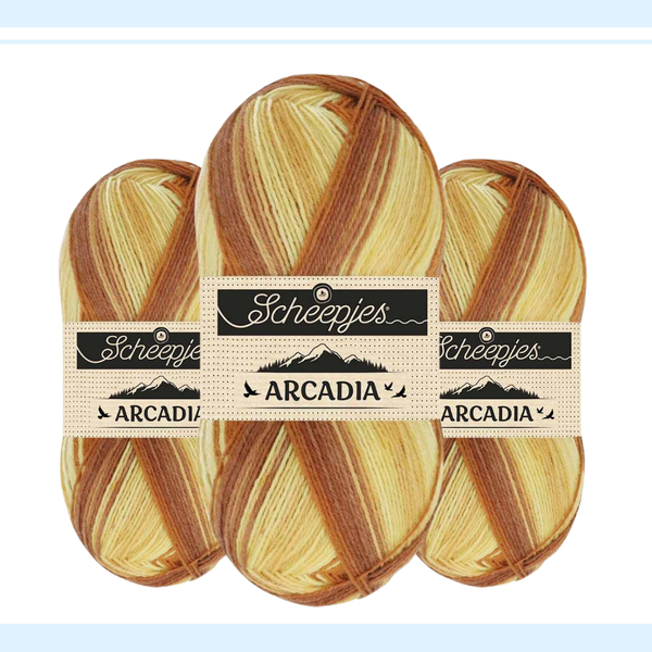 【予約】【単品】ソックヤーン ロングピッチ アルカディア 903 Scheepjes-シェイプイェス