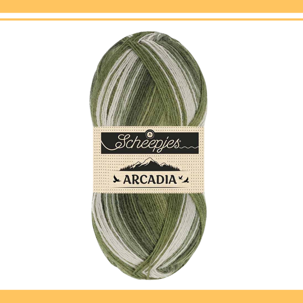 【予約】【単品】ソックヤーン ロングピッチ アルカディア 905 Scheepjes-シェイプイェス