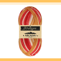 【予約】【単品】ソックヤーン ストライプ アルカディア 909 Scheepjes-シェイプイェス