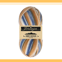 【予約】【単品】ソックヤーン ストライプ アルカディア 910 Scheepjes-シェイプイェス