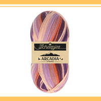 【予約】【単品】ソックヤーン ストライプ アルカディア 911 Scheepjes-シェイプイェス