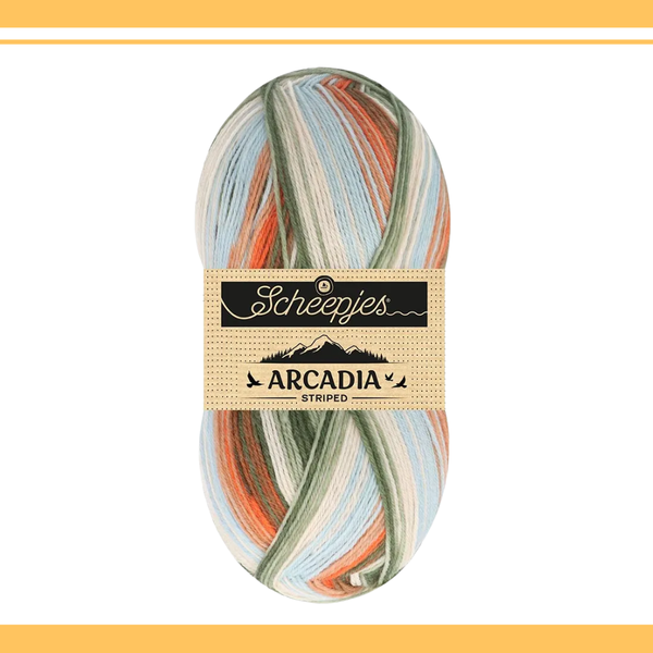 【単品】ソックヤーン ロングピッチ アルカディア 913 Scheepjes-シェイプイェス