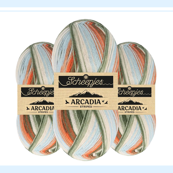 【単品】ソックヤーン ロングピッチ アルカディア 913 Scheepjes-シェイプイェス