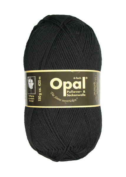 Opal 単色ユニカラー (6本撚り)  5306 黒