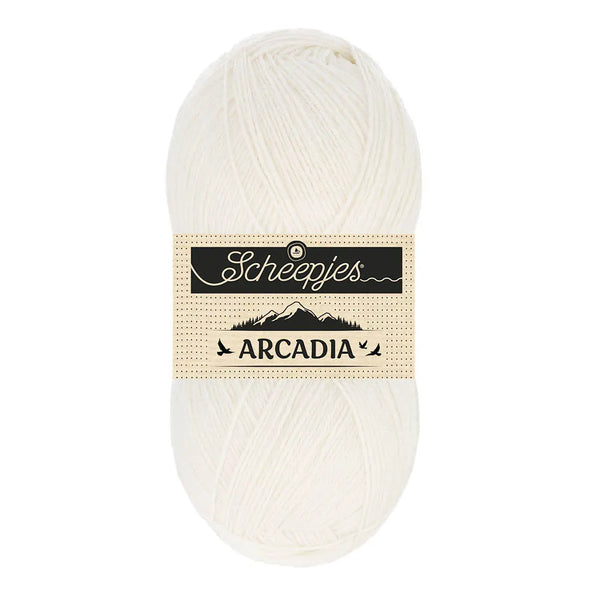【予約】【単品】ソックヤーン 単色 アルカディア 801 Scheepjes-シェイプイェス