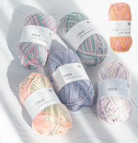 【セット】コットン毛糸 リコ・ベビー 50g 125m RICO DESIGN－リコ・デザイン