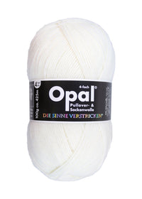 Opal 単色ユニカラー(4本撚り) 2620 白