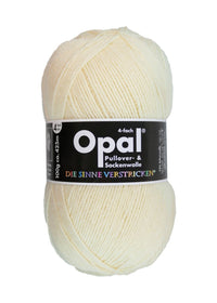 Opal 単色ユニカラー(4本撚り) 3081 ナチュラルホワイト