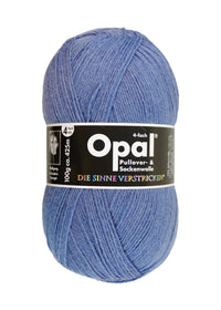 Opal 単色ユニカラー(4本撚り) 5195 デニムブルー